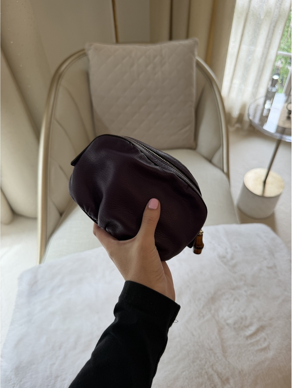 Gucci Leather Cosmetic Pouch